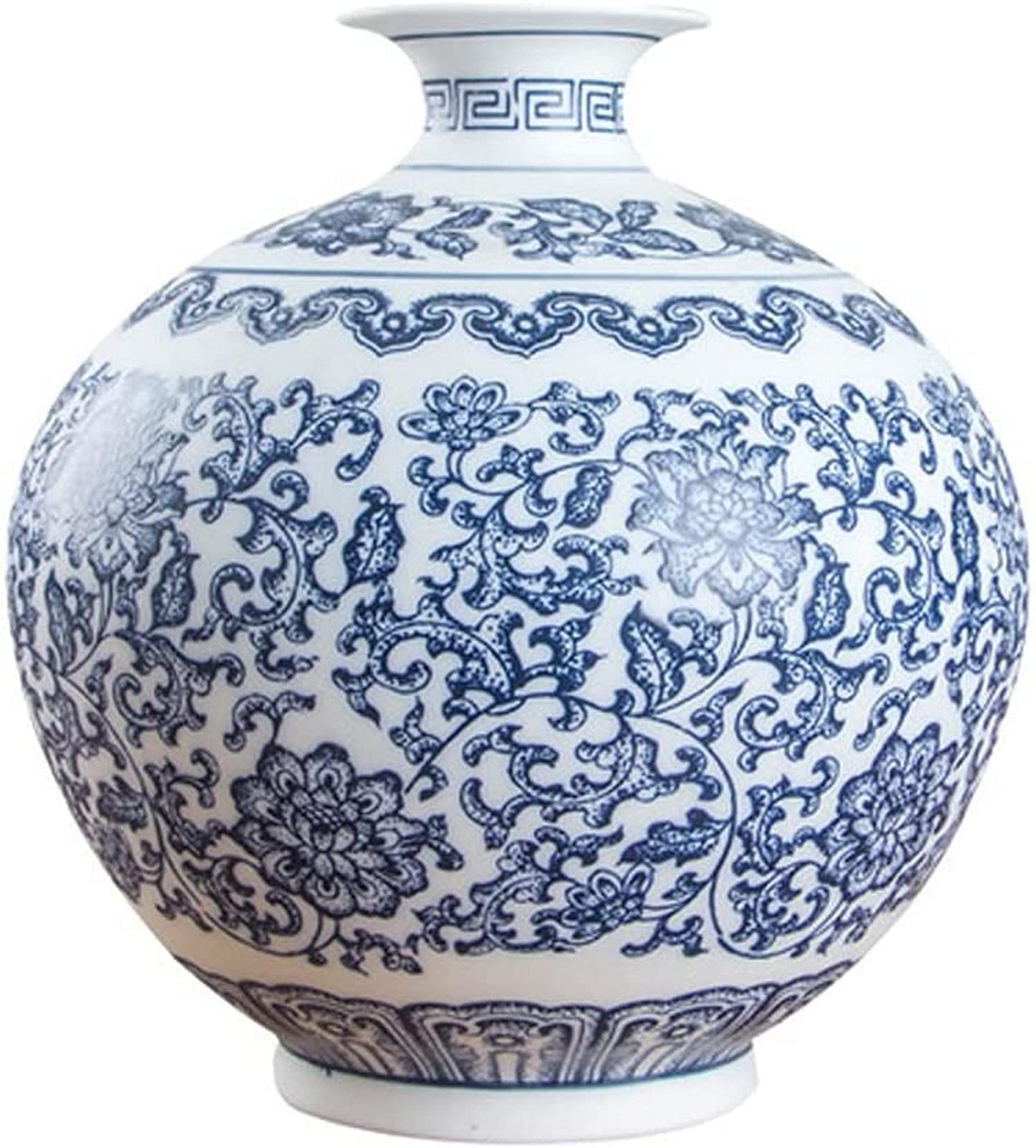 陶磁器 花瓶 白と青の絵柄 【公式通販】